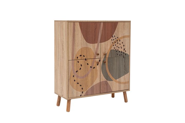 Form Multifunctionele Kast met Houten Poten