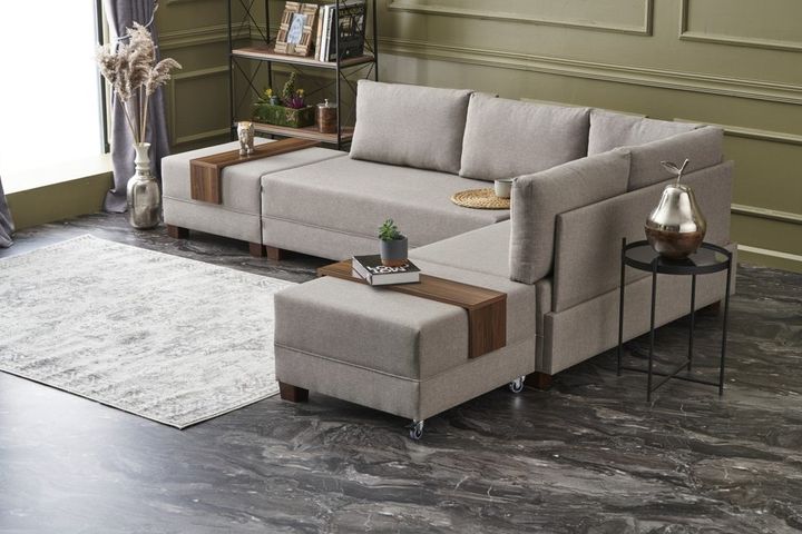 Fly Hoekbank Rechts, Creme