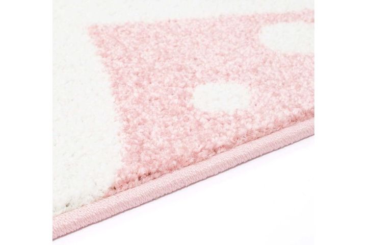 Piave Cartoon Characters Children's Rug, 160 x 225 cm, Pink