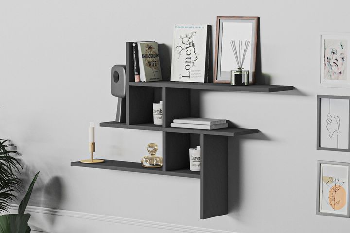 LAGOMOOD GERMEN DUVAR RAFI, ANTRASİT FİYATI - Vivense