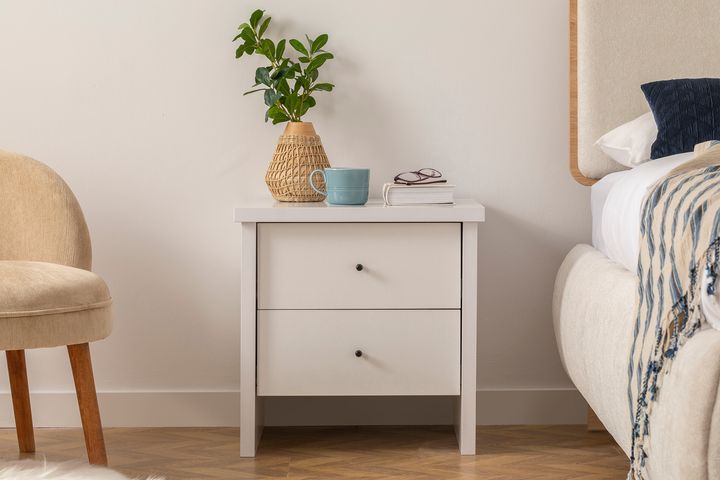 Luna Pandia Nachtkastje, Wit