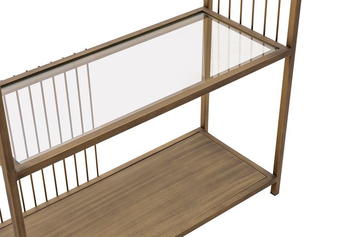 Stream Boekenkast, 80 cm, Messing