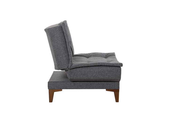 Kelly Fauteuil In Linnen Stof, Donkergrijs