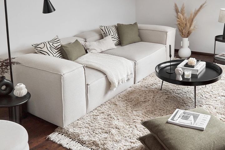 Frid Linnen 2-Zitsbank, Wit