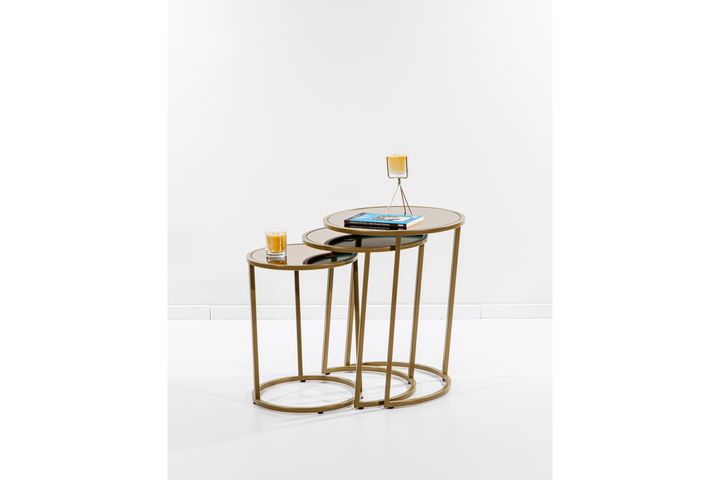Circles Zettafels met Spiegel, Brons en Mat Goud
