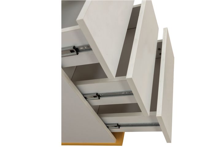 Giallo Ladekast met 3 Lades