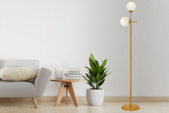 Apliqa Gael Vloerlamp, Goud