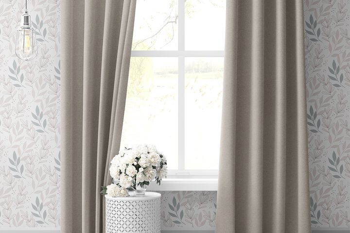 Goccia Verduisteringsgordijn, 100x260 cm, Creme