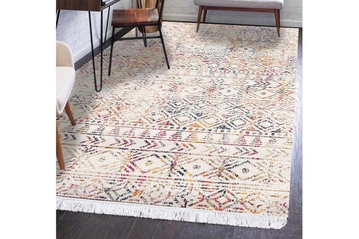 Cobbler Scandinavisch Kelim, 80x150 cm, Veelkleurig