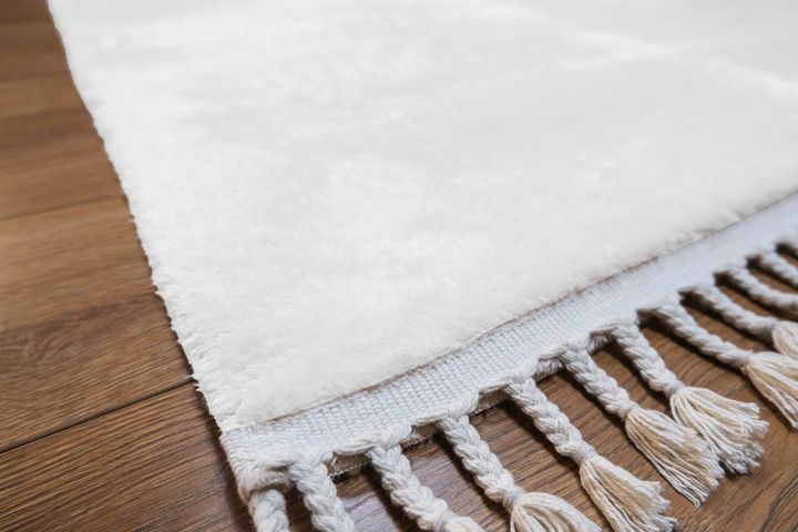 Ilario Shaggy Rug, 80 x 150 cm, White