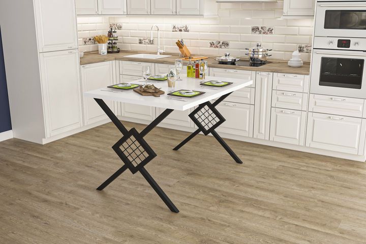 Allemy Eettafel, 120x80 cm, Wit