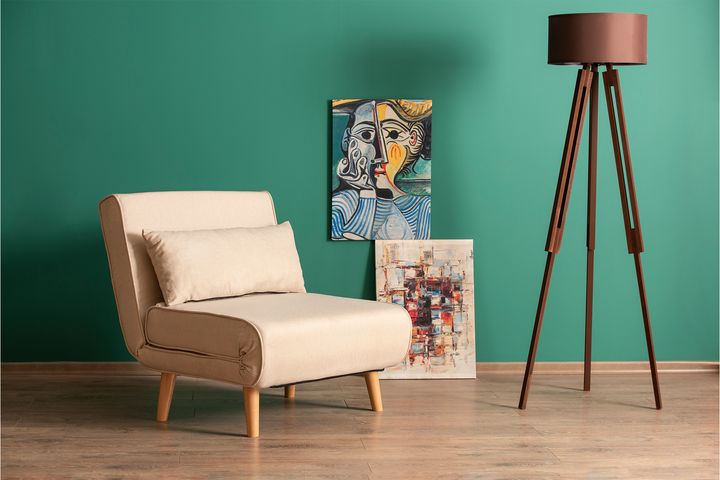 Pafu Folde Opklapbare Fauteuil, Creme
