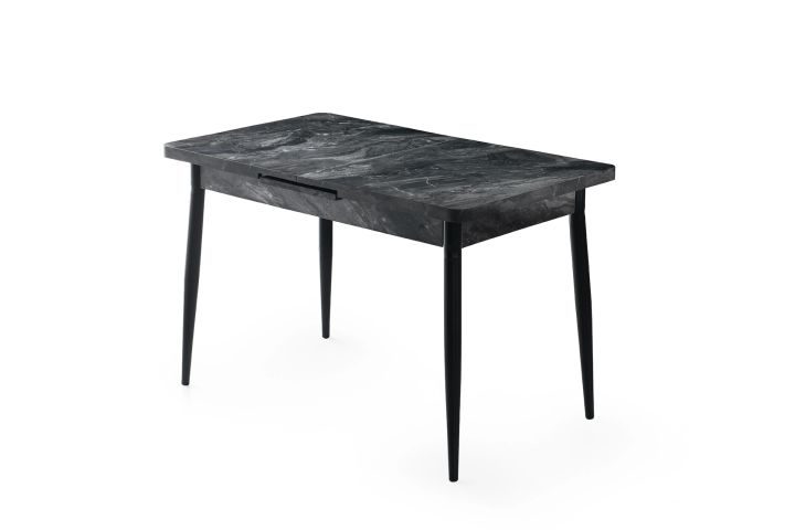 Moon Eettafelset, 120x70 cm, Zwart