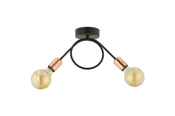 Apliqa Cross Fell Moderne Hanglamp met Lampjes, Koper