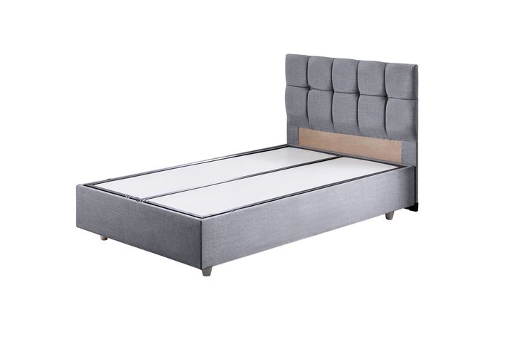 Paris Plus Boxspringbedset met Orthopedisch Matras, 120x200 cm, Grijs