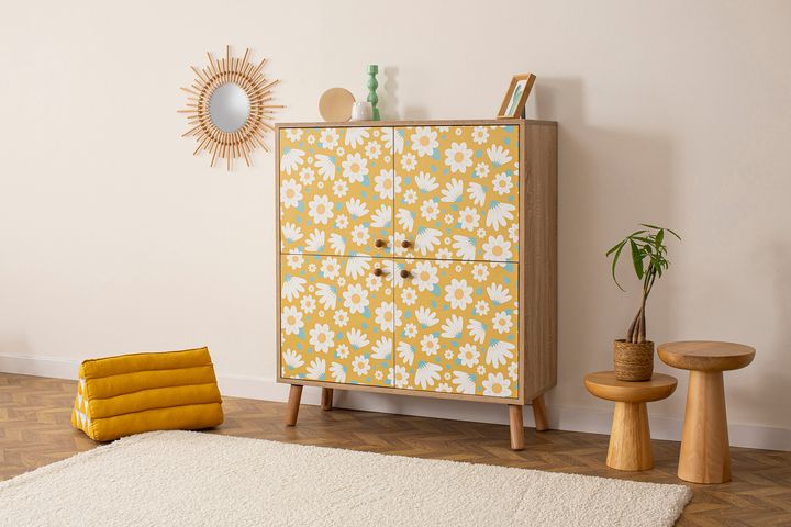 Posy Multifunctionele Kast met Houten Poten