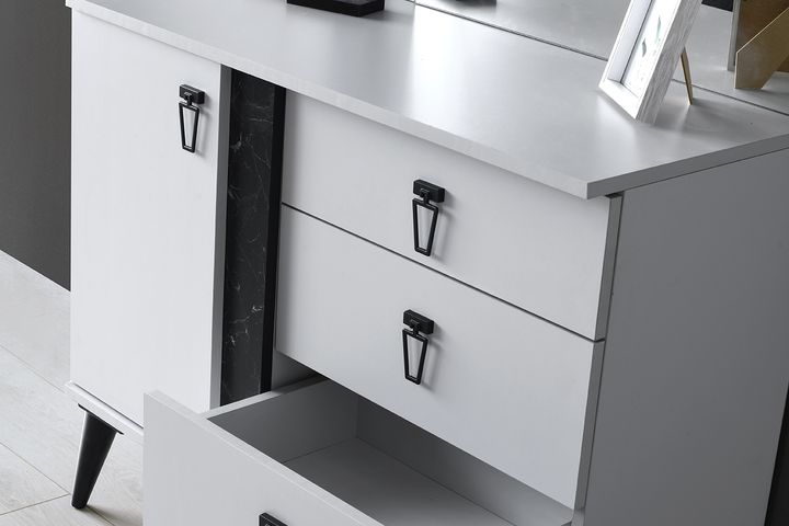 Rio Ladekast & Spiegel met 3 Lades