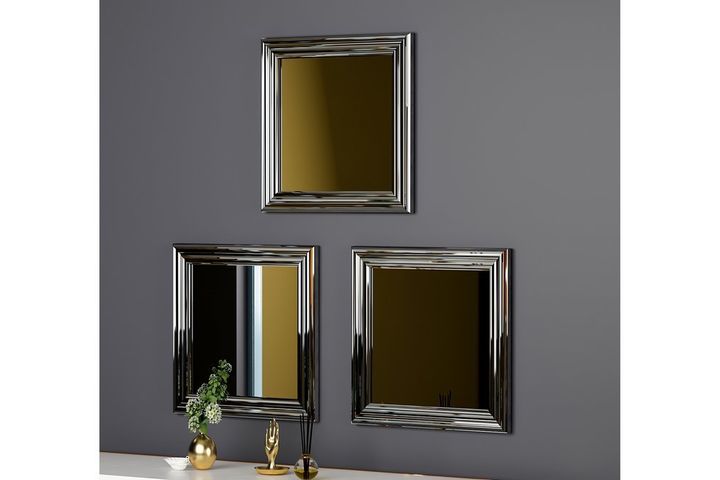 Mone Spiegelset, 3 Stuks, Zilver