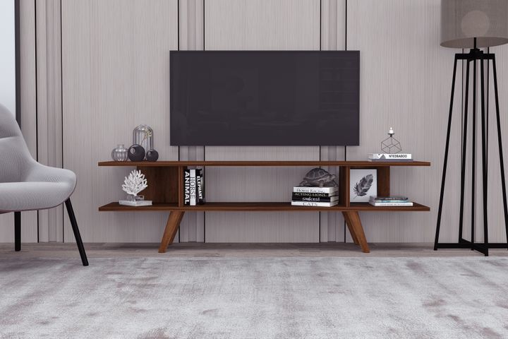 Eco TV-Lowboard, 160 cm, Nussbaum