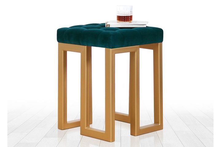 Portia Poef, Groenblauw