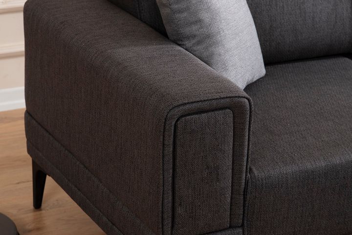 Horizont Hoekbank Rechts, Antraciet