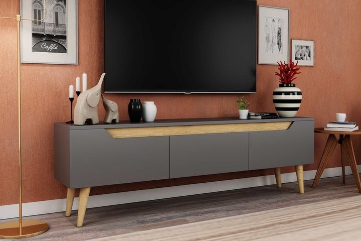 Mana TV-Meubel, Antraciet