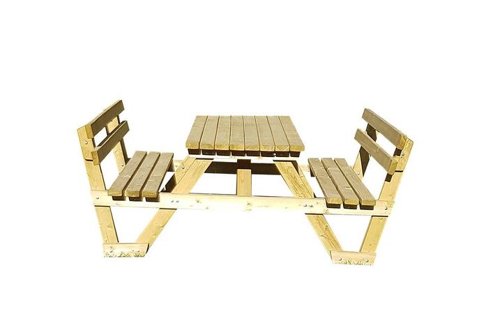 Neckar Gartentisch aus Holz für 8 Personen, Grün