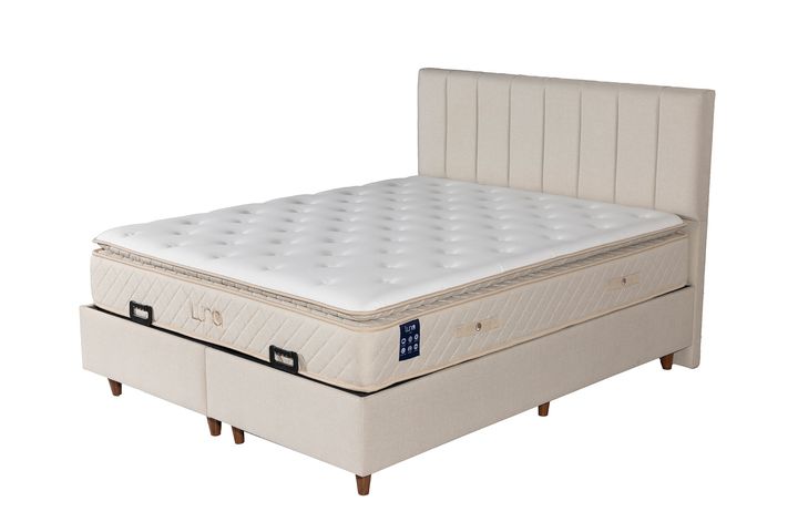 Luna Carpo Boxspring Set, 150x200 cm (Kleurkeuze Stof In Showroom)
