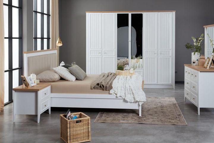 Lora Bedframe met Opbergdoos, 180x200 cm