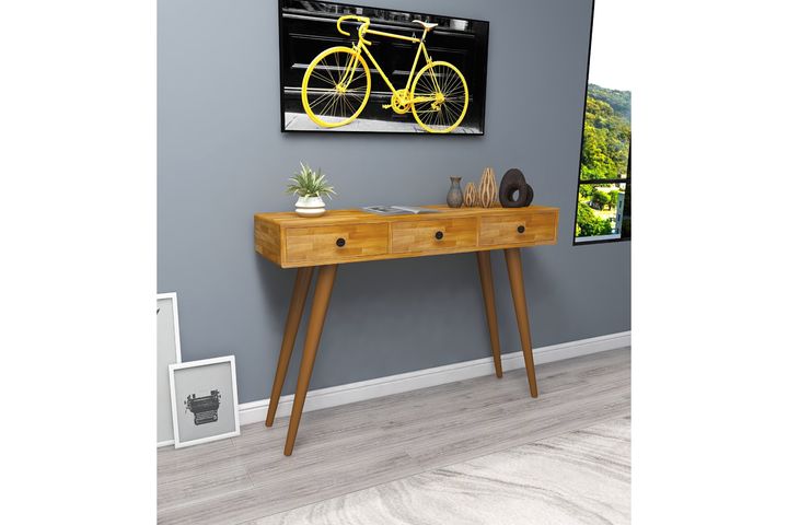 Woodface Rolls Houten Consoletafel, Eik