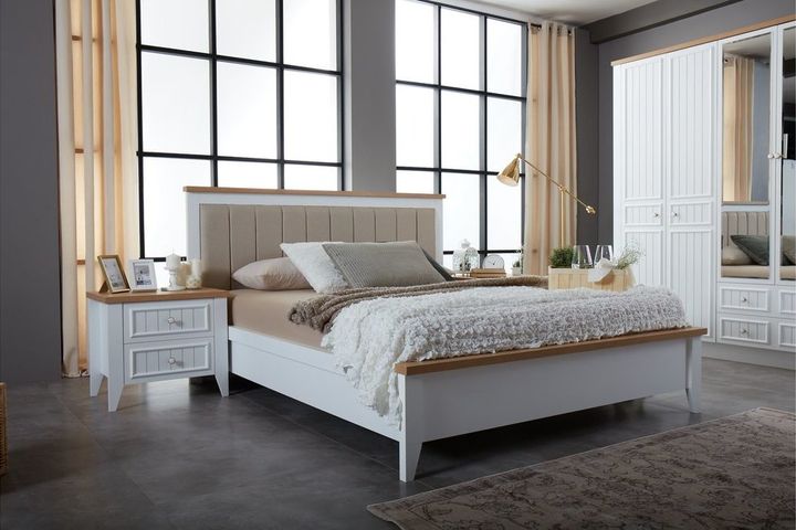 Lora Bedframe met Opbergdoos, 160x200 cm