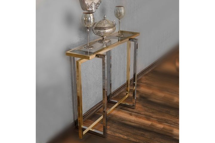 Early Console Table, 100 cm, Gold