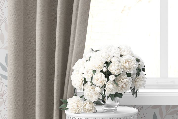 Goccia Verduisteringsgordijn, 100x260 cm, Creme