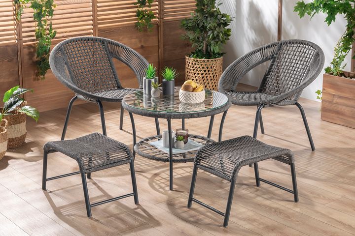 Mario Garden Furniture Set, Anthracite