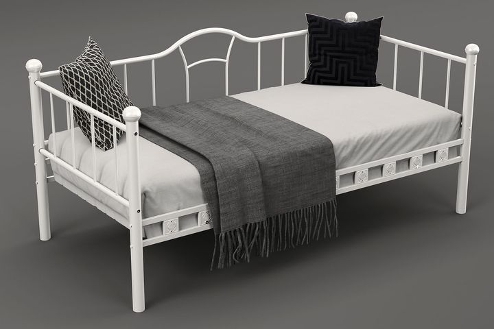 Camelia Metalen Bedbank, 90x200 cm
