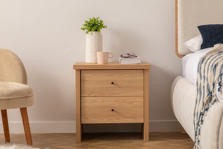 Luna Pandia Nachtkastje, Eik