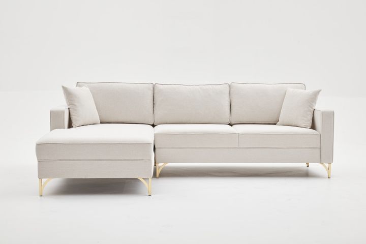 Berlin Hoekbank Links, Creme&Gold