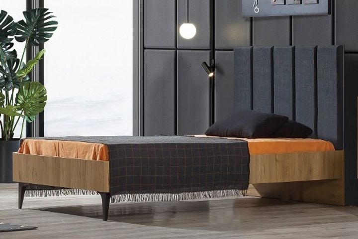 Colosseum Bedframe, 100x200 cm, Walnoot