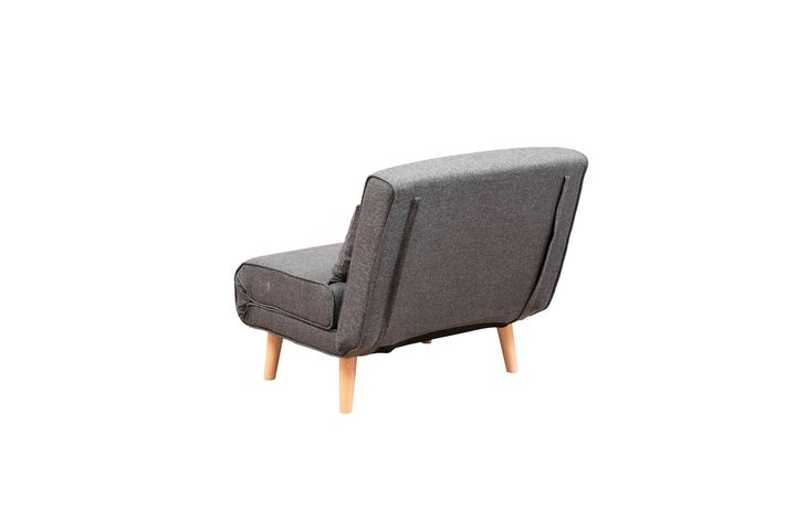 Pafu Folde Opklapbare Fauteuil, Donkergrijs