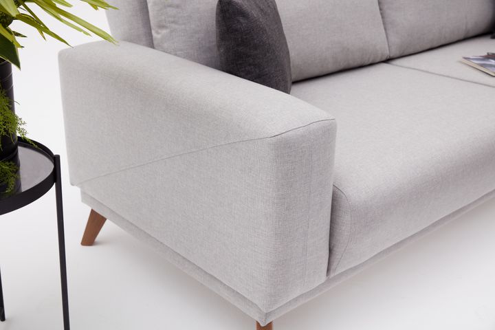 Lego 3-Zitsbank met slaapfunctie, Grijs