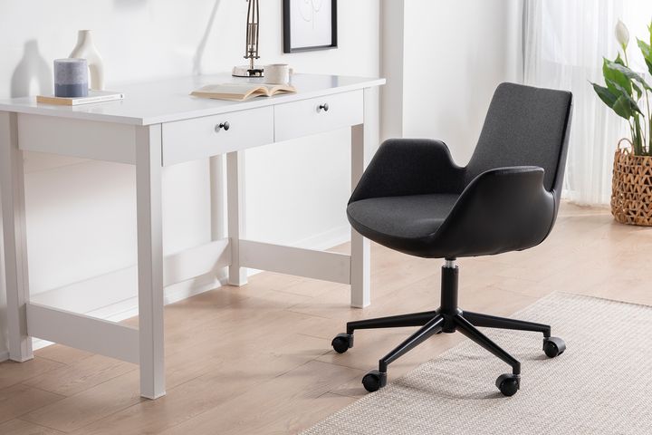 Dora Bureaustoel, Zwart en Grijs
