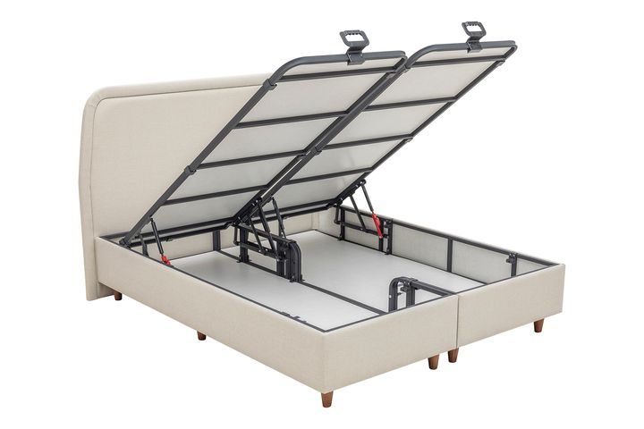 Luna Arche Boxspring Set, 160x200 cm, Creme