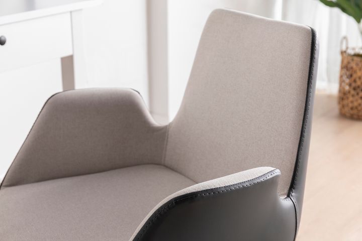 Dora Bureaustoel, Crème Antraciet