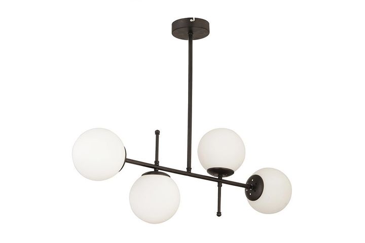 Apliqa Gael Vier Kroonluchter, Zwart