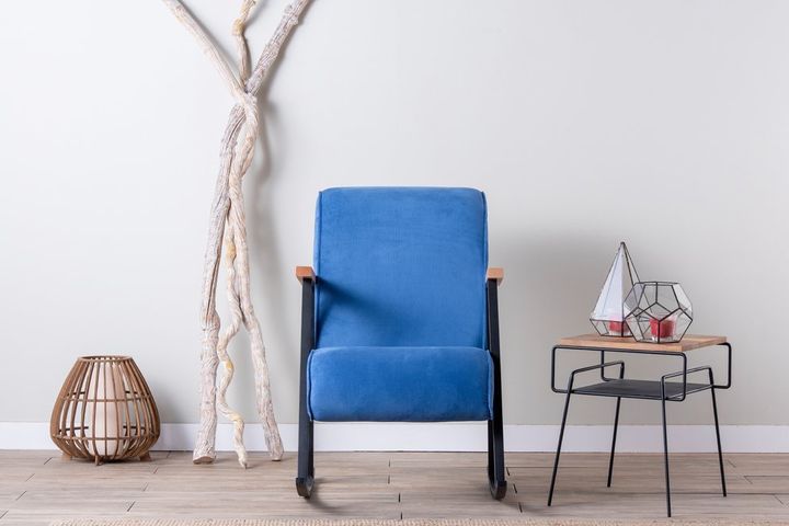 Pafu Yoka Schommelstoel, Blauw