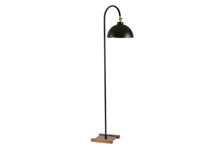 Marcella Retro Vloerlamp, Zwart