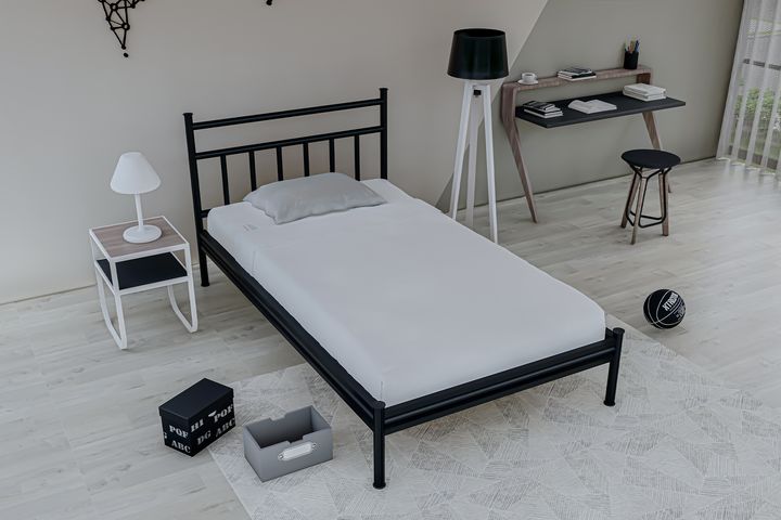 Lima Bedframe, 90x190 cm, Zwart
