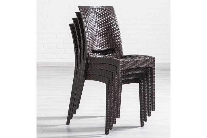 Ambrosi Garden Furniture Set, Brown