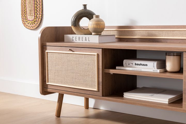 Torenna Tv-Meubel, Walnoot, 140 Cm