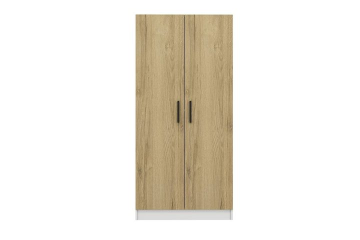 Medway Itz Kledingkast met 2 Deuren, 190 cm, Walnoot